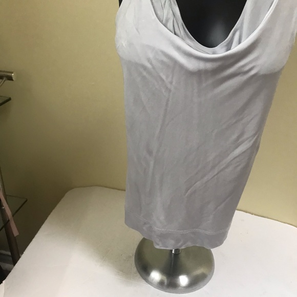 Giorgio Armani A/X Exchange Silk Blend Layed Sleeveless Top Ties Tank Minimalist - Picture 3 of 9